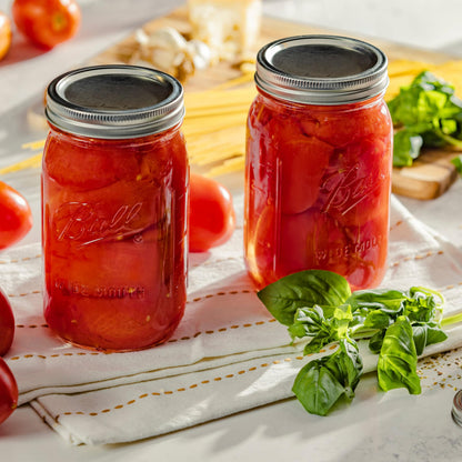 Quilted Glass Jelly Jars, 8 oz, BPA-Free, 12-Count - Ball
