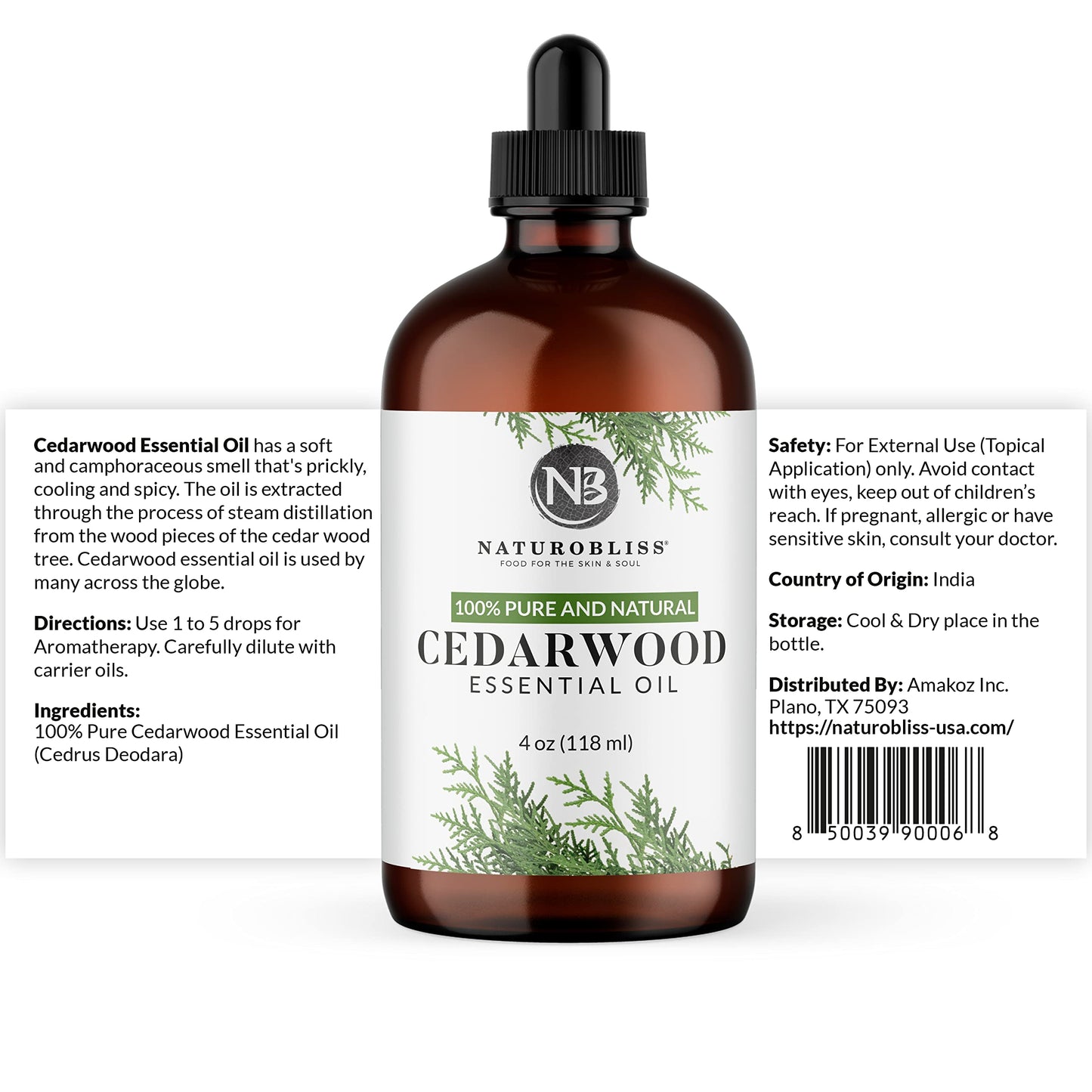 NaturoBliss 100% Pure Lemon Essential Oil: 4oz Value Size