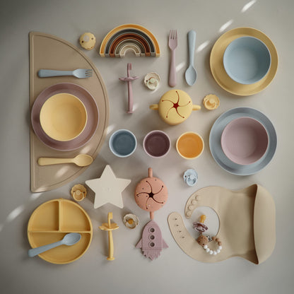 mushie 100% Food-Grade Silicone Divided Suction Plate