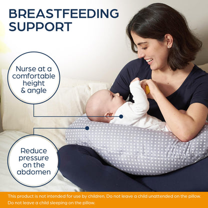 Niimo XXL 100% Cotton Pregnancy & Breastfeeding Support Pillow