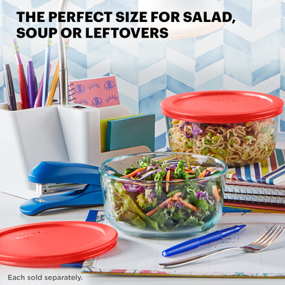 Pyrex Simply Store Glass Food Storage Container – BPA‑Free Lid