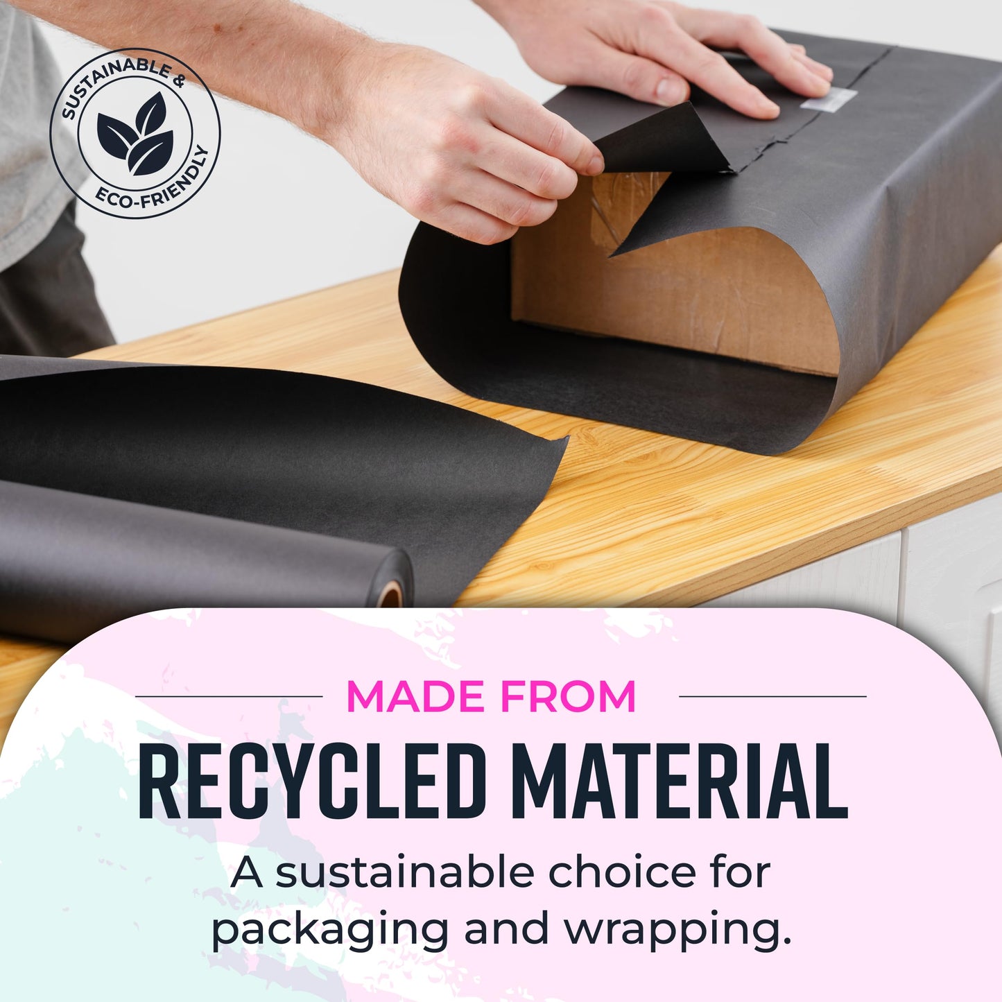 Stop Using Bubble Wrap: The 1,200" Recycled Brown Kraft Paper Roll, USA Made