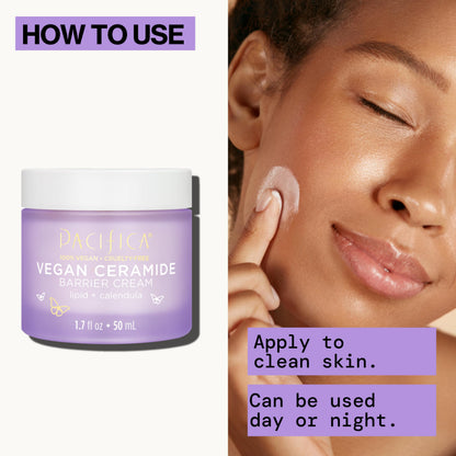 Fragrance-Free Vegan Ceramide Barrier Cream – Pacifica