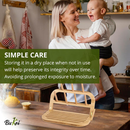 Bamboo Baby Bottle Drying Rack: Natural Space-Saving Wood Dryer