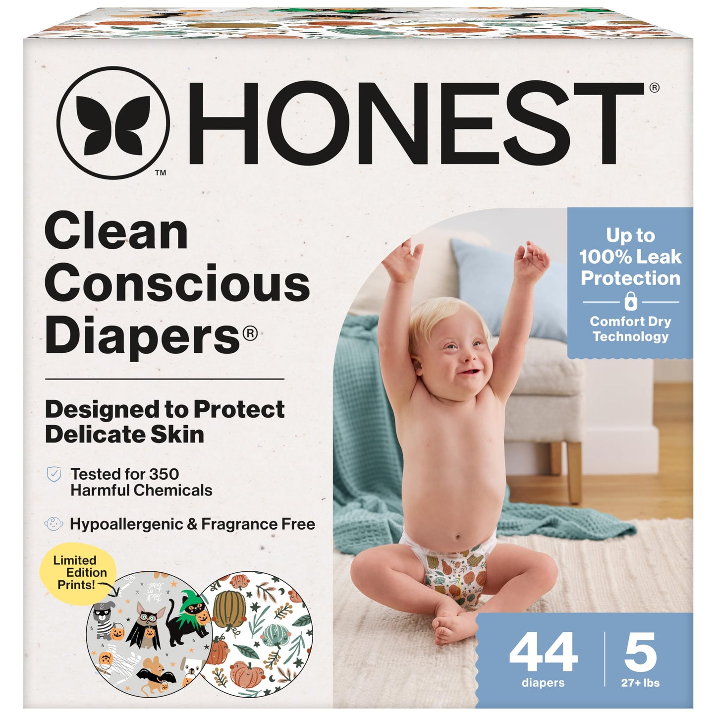 The Honest Company Comfort Dry Diapers: TCF Plant-Based Protection