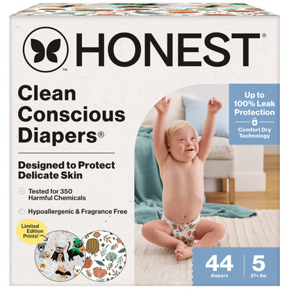 The Honest Company Comfort Dry Diapers: TCF Plant-Based Protection