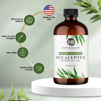 NaturoBliss 100% Pure Lemon Essential Oil: 4oz Value Size