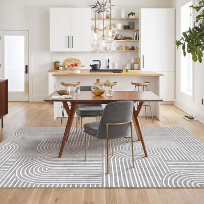 LUXRUG 6x9 OEKO-TEX Certified Modern Abstract Washable Rug