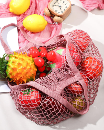 Eccliy 12-Piece Reusable Cotton Mesh Grocery and Produce Bags