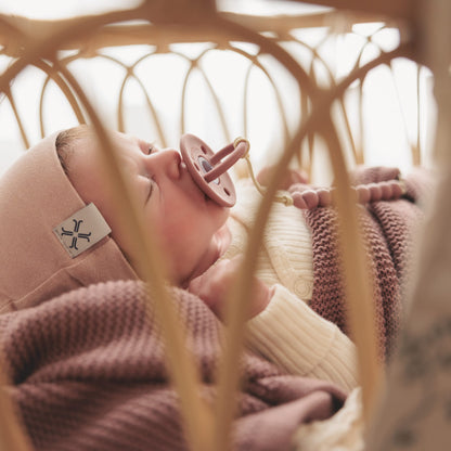 Bleu La La Heritage Knit Blanket: 100% Organic Cotton Luxury