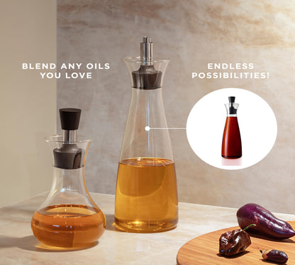 Eva Solo Oil and Vinegar Carafe: 0.5L Drip-Free Glass Flask