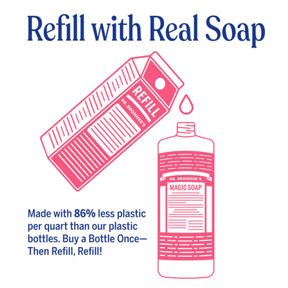 Dr. Bronner’s Baby Unscented Castile Soap: 32 oz Organic Magic