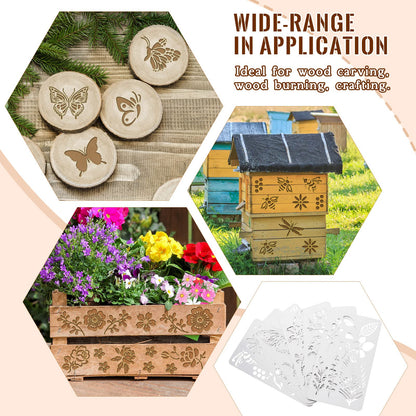 Stop Using Plastic: Metal Stencil Templates Made of Reusable Stainless Steel for Crafts