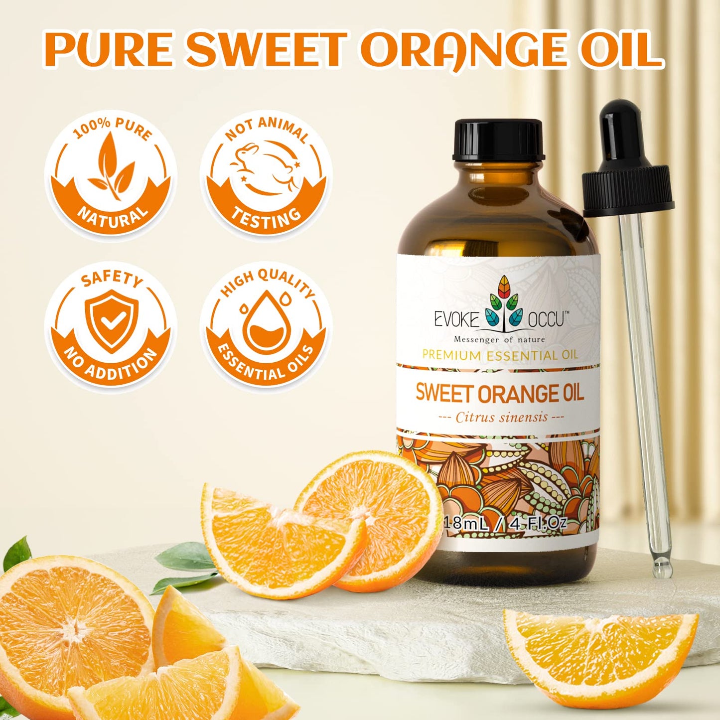 EVOKE OCCU: 100% Pure Clary Sage Essential Oil, 4oz