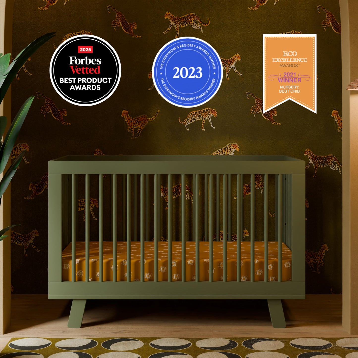 Babyletto Hudson 3-in-1 Crib: GREENGUARD Gold Purity