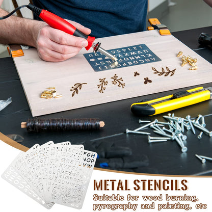 Stop Using Plastic: Metal Stencil Templates Made of Reusable Stainless Steel for Crafts