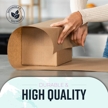 Stop Using Bubble Wrap: The 1,200" Recycled Brown Kraft Paper Roll, USA Made