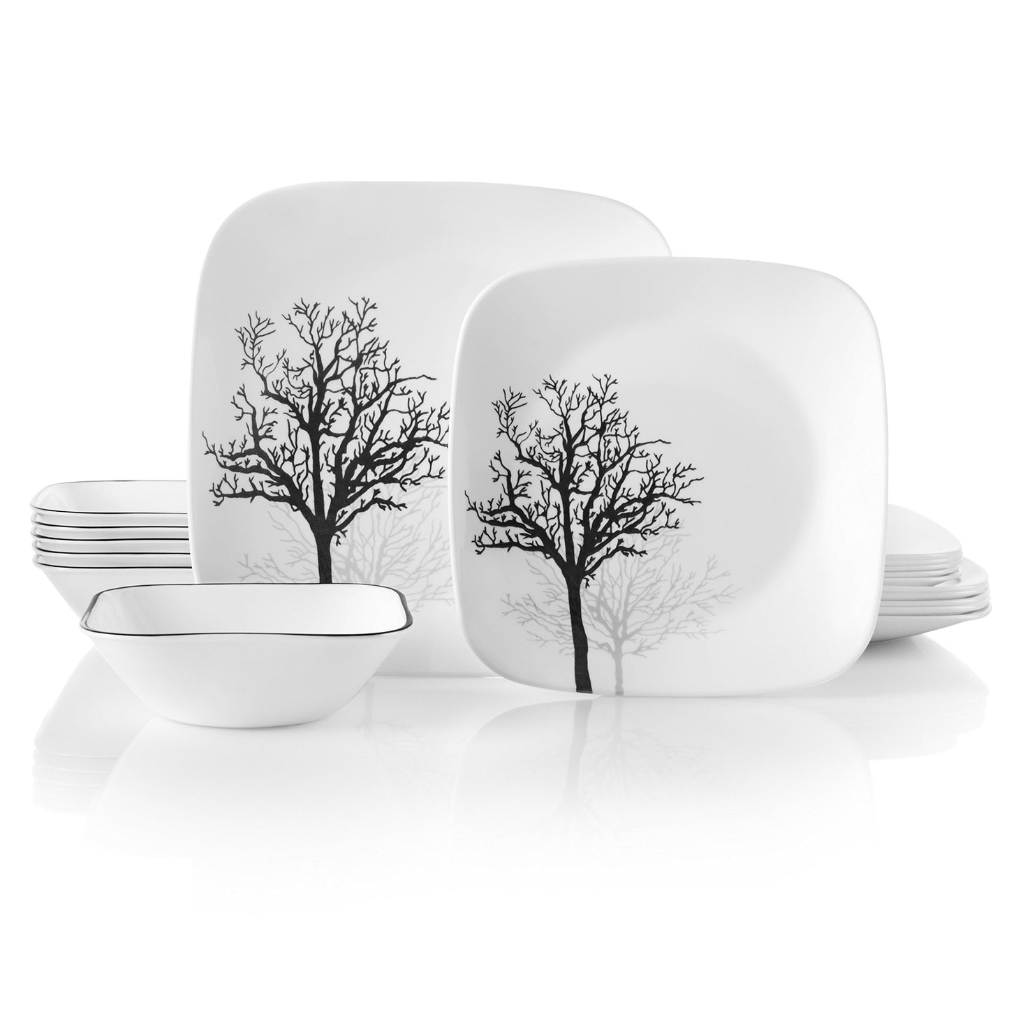 Corelle Vitrelle 18-Piece Dinnerware Set: Triple Layer Glass Service for 6