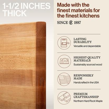John Boos R‑Board Cutting Board | TRUE Shift Heirloom Prep Surface