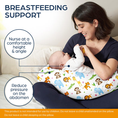 Niimo XXL 100% Cotton Pregnancy & Breastfeeding Support Pillow