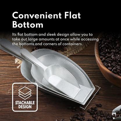 New Star Foodservice Cast Aluminum Scoop: 16-Ounce Utility Scoop