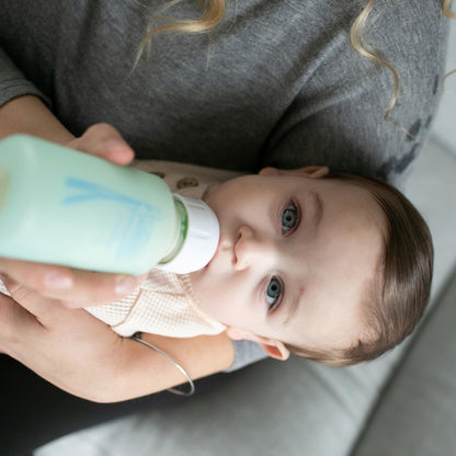 Dr. Brown’s Options+ 4 oz Narrow Borosilicate Glass Baby Bottles (2-Pack)