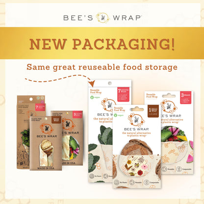 Bee’s Wrap Reusable Beeswax Food Wrap Roll (14" x 52")