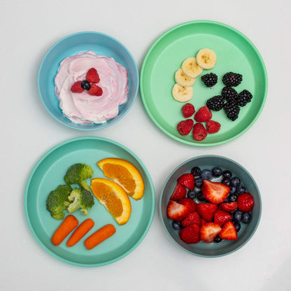 Grow Forward 8-Piece Sustainably Harvested Bamboo Kids Dinnerware Set