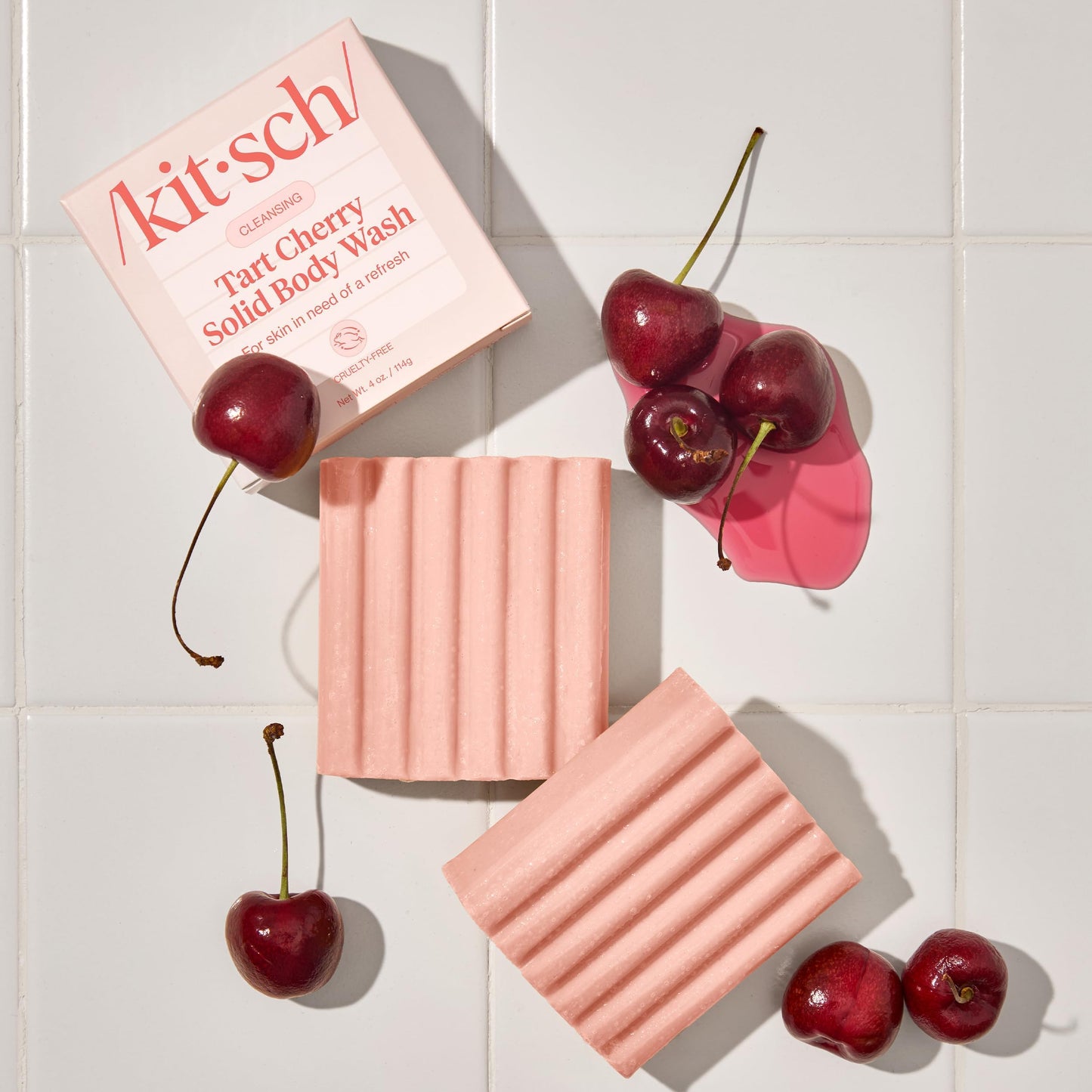 Plastic-Free Sugar Body Scrub Bar, Vegan & Leaping Bunny – Kitsch