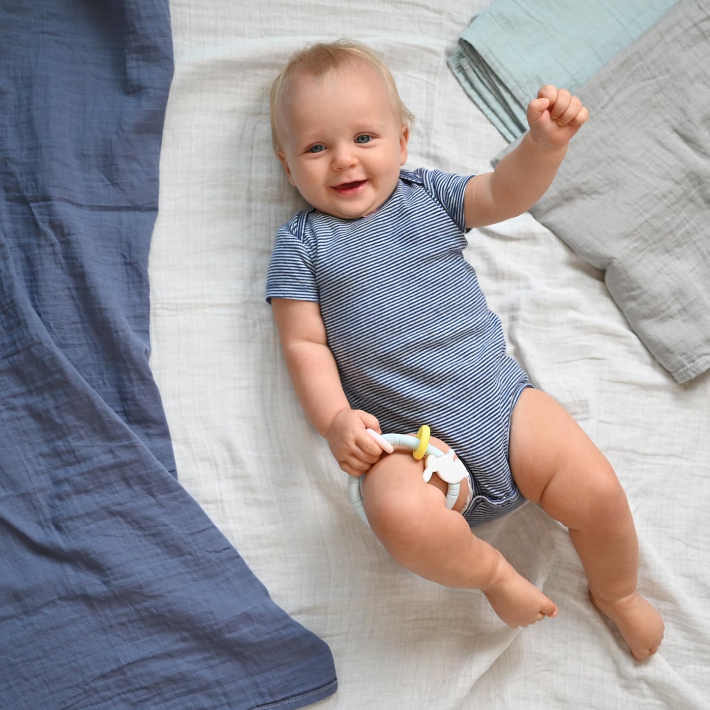 POMISO Muslin Swaddle Pack: 100% Pure Cotton Comfort