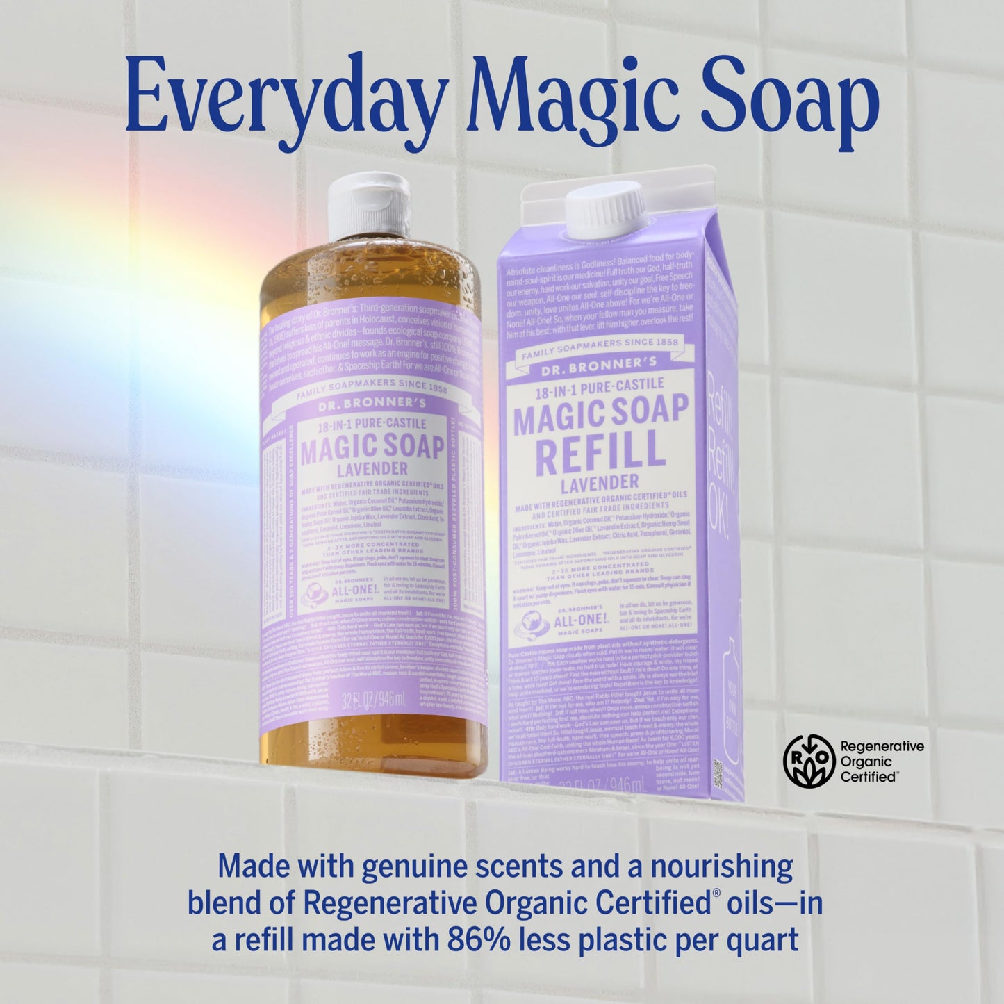 Dr. Bronner’s Baby Unscented Castile Soap: 32 oz Organic Magic