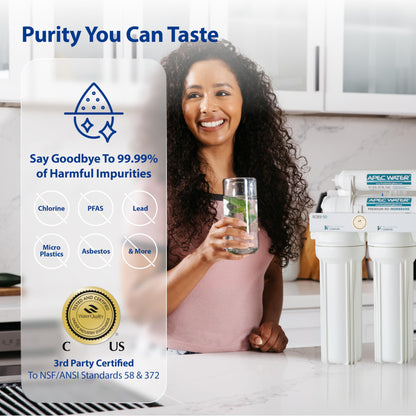 APEC ROES-PH75: The WQA Certified 6-Stage System for Alkaline Mineral pH+ Drinking Water