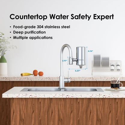 Waterdrop: The 304 Stainless Steel Faucet Filter That Ends Plastic Body Waste