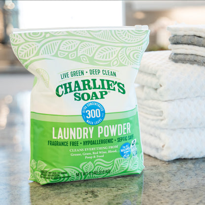 Charlie’s Soap Fragrance-Free Hypoallergenic Deep Cleaning Laundry Powder