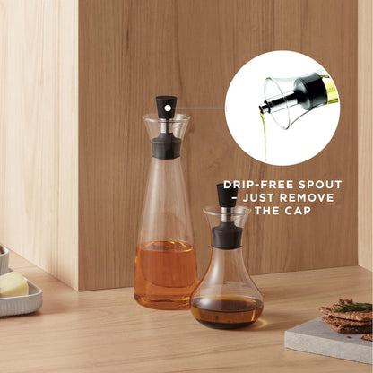 Eva Solo Oil and Vinegar Carafe: 0.5L Drip-Free Glass Flask