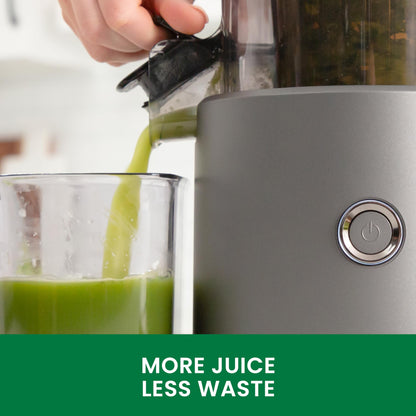Omega Effortless Batch Juicer | TRUE Shift Stainless Cold-Press Juicer (2 L)