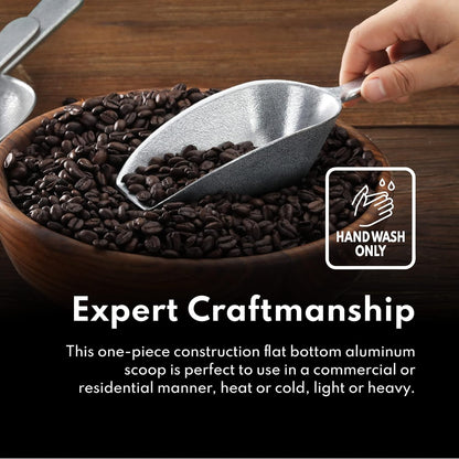 New Star Foodservice Cast Aluminum Scoop: 16-Ounce Utility Scoop