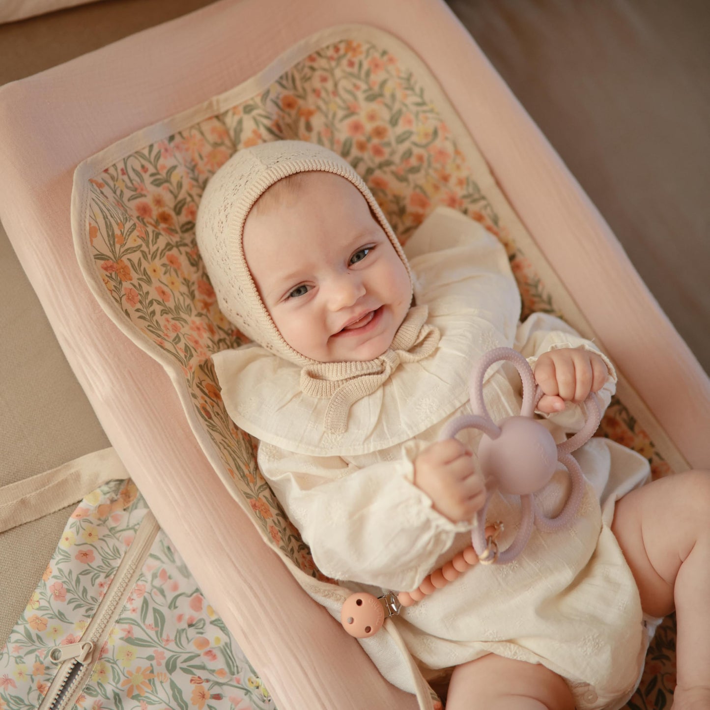 Mushie Organic Cotton Changing Pad Liners: Calming Muslin Comfort
