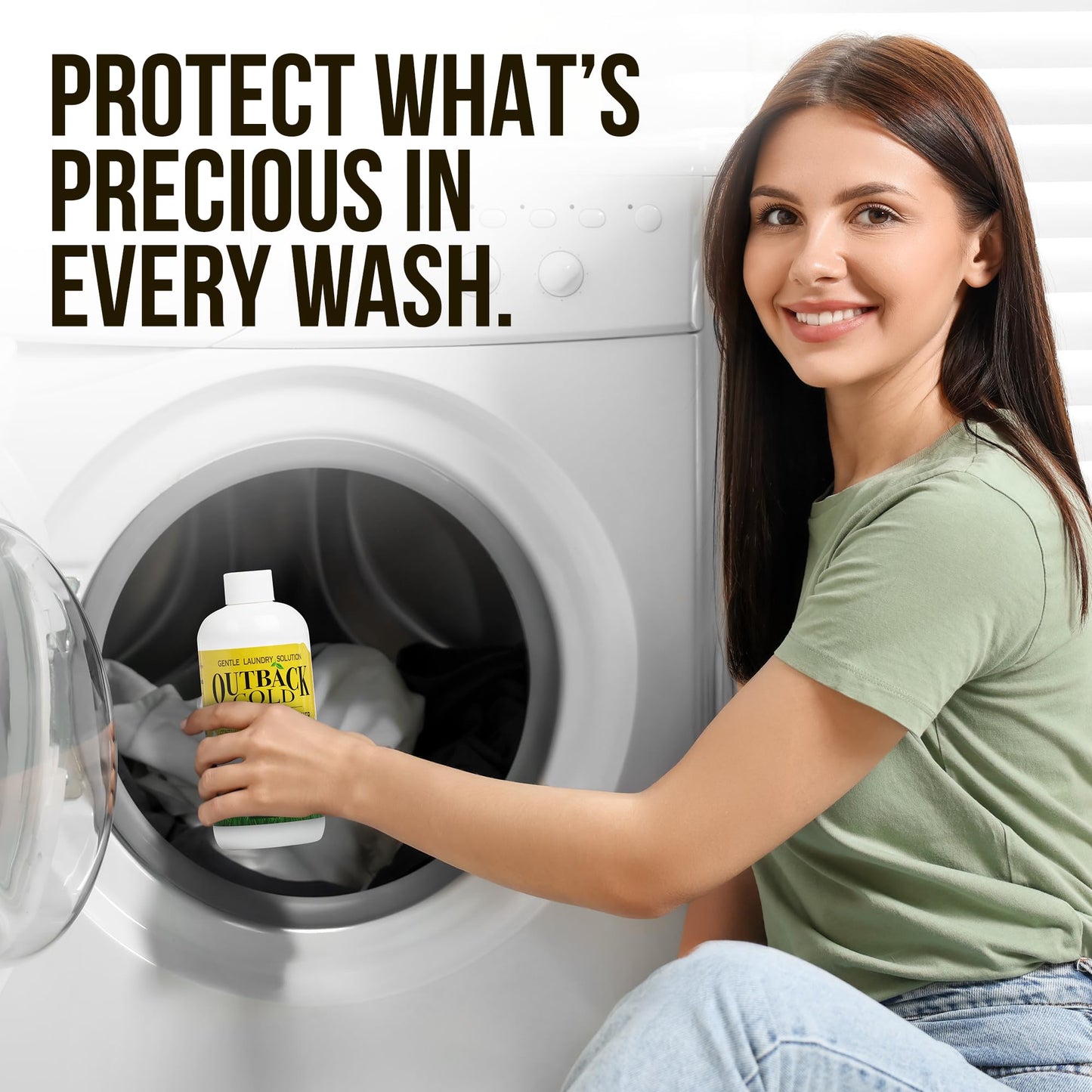 Outback Gold Unscented Plant-Based Wool & Cashmere Wash