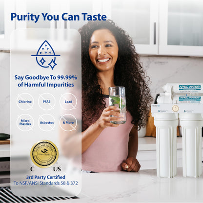 APEC ROES-PH75: The WQA Certified 6-Stage System for Alkaline Mineral pH+ Drinking Water