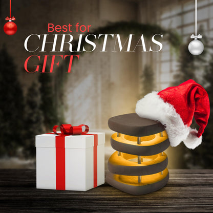 Filimin Friendship Lamp: Mid-Century Knotty Alder Wood