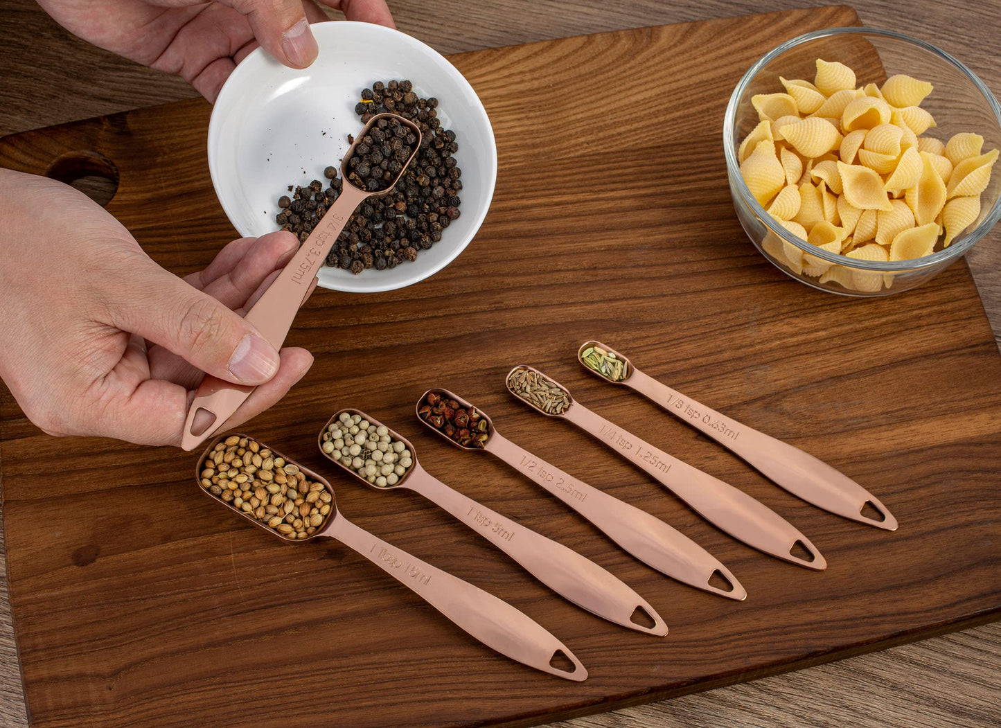 13-Piece 18/8 Stainless Steel Measuring Set with Ergonomic Handles