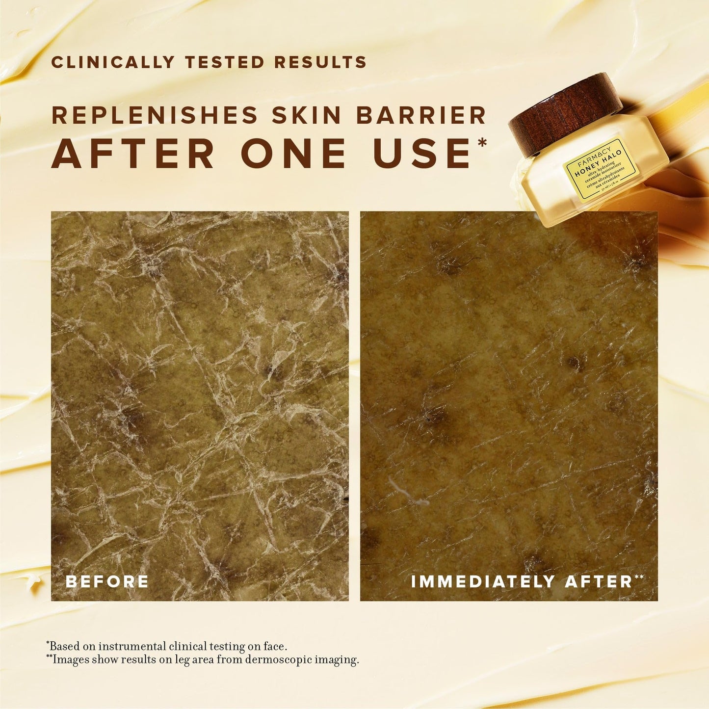 Farmacy Honey Halo Ceramide Face Moisturizer: Buckwheat Honey & Propolis