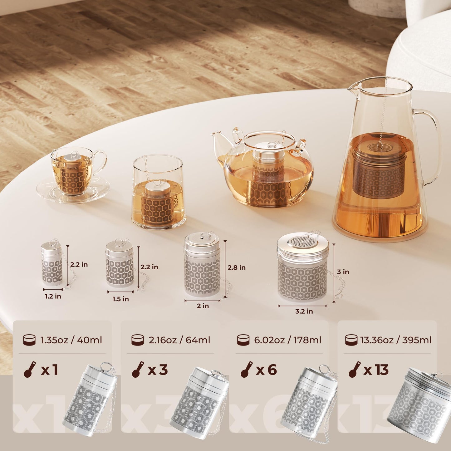 Reinmoson Extra Fine Mesh Stainless Steel Tea Strainer