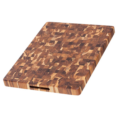 Teakhaus Butcher Block - Extra Large End-Grain Teak Cutting Board