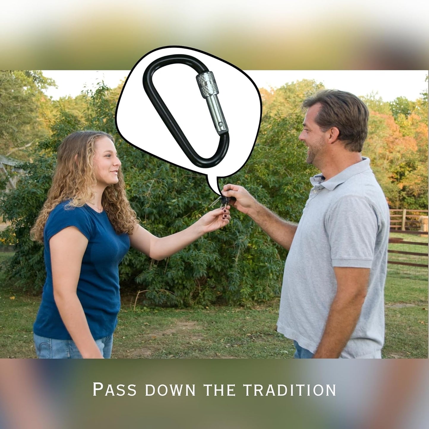 Harrier Hardware Locking Carabiners: 12-Pack Aluminum Set