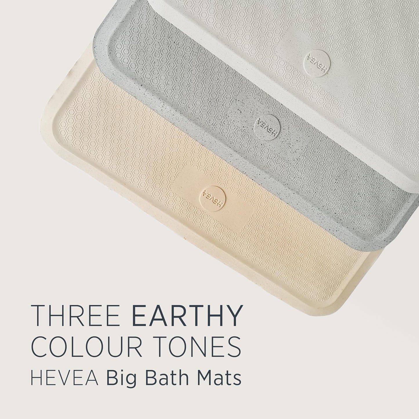 HEVEA Natural Rubber Wave Bath Mat: Plastic-Free & Biodegradable