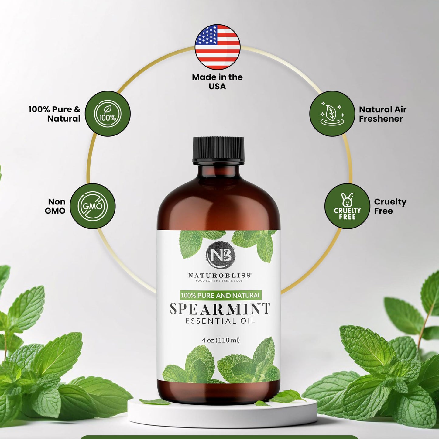 NaturoBliss 100% Pure Lemon Essential Oil: 4oz Value Size