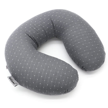 Edomi U-Shaped Adjustable Buckwheat Hull Neck & Shoulder Pillow