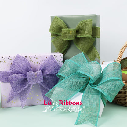 Natural Burlap Wired Ribbon: The Zero-Waste Christmas Accessory That Replaces Synthetic Plastic